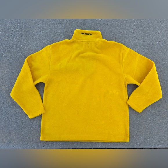 Vintage Gap Yellow 1/4 Zip Up Men's Sweater - Picture 6 of 8